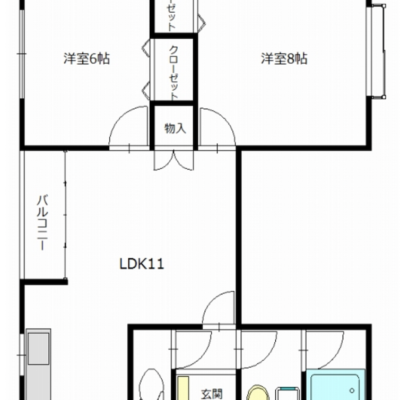 101号室間取